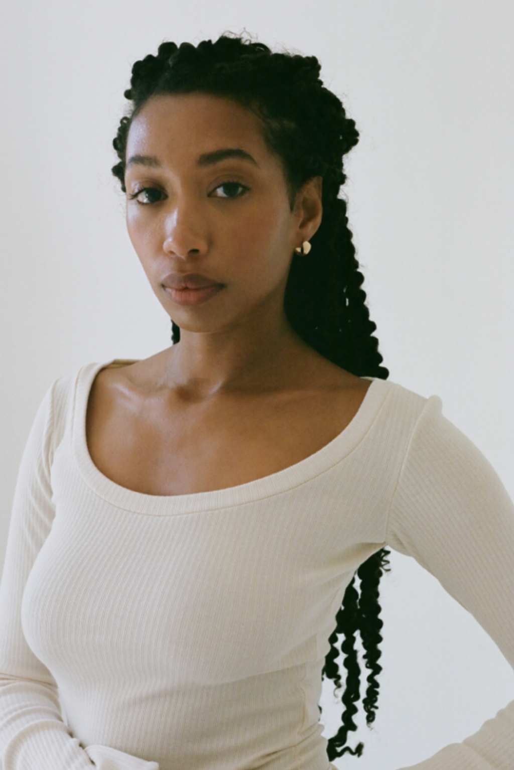 Aaizél Cotton Ribbed Shirt